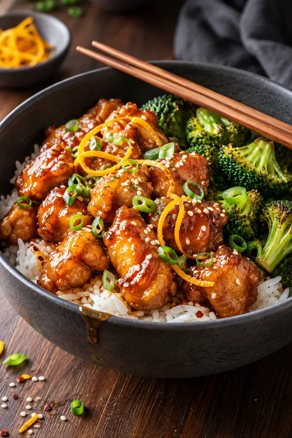 Air Fryer Orange Chicken