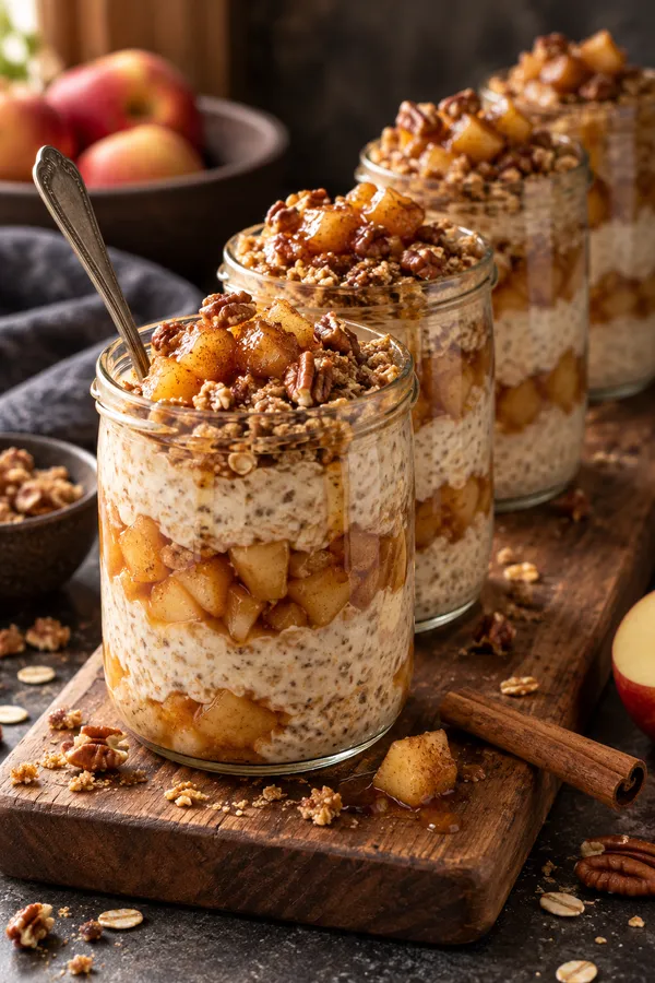 Apple Pie Overnight Oats