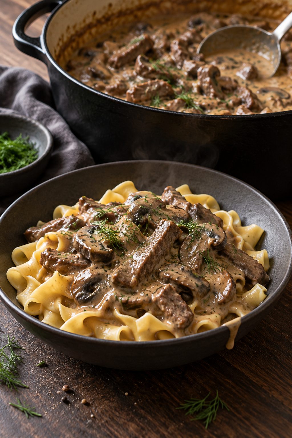 Beef Stroganoff