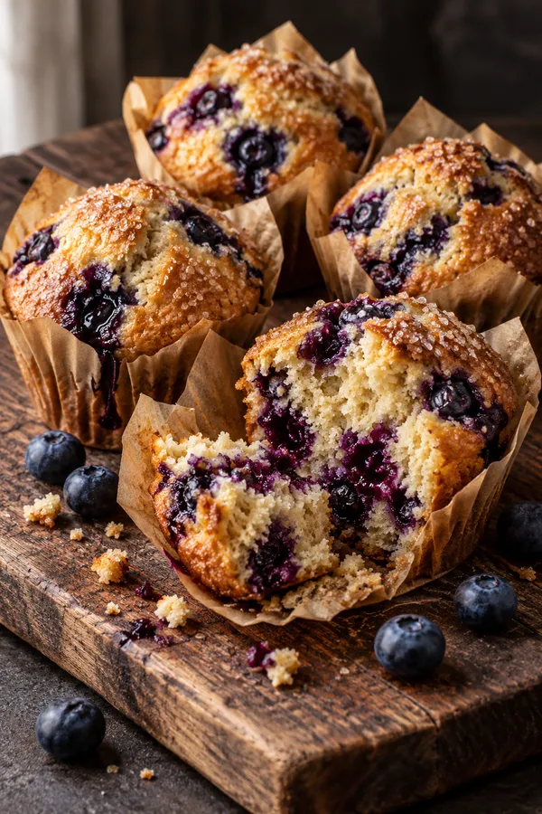 Blueberry Protein Muffins