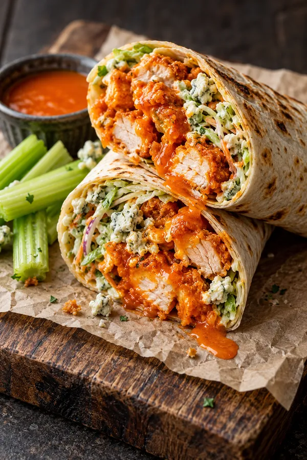 Buffalo Chicken Wraps
