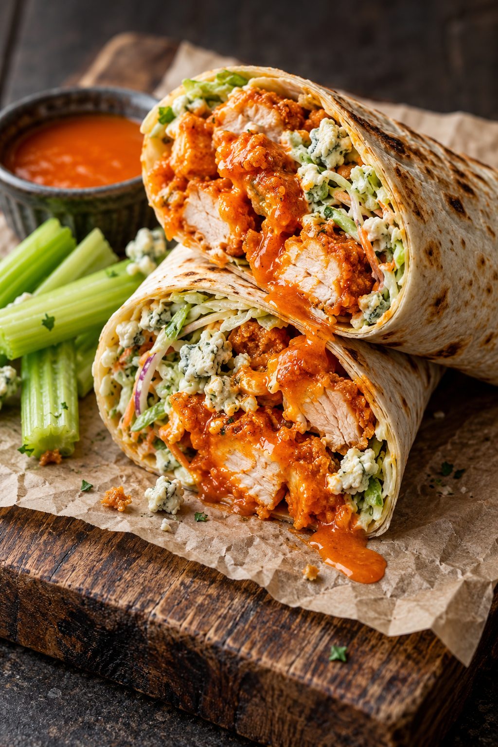 Buffalo Chicken Wraps