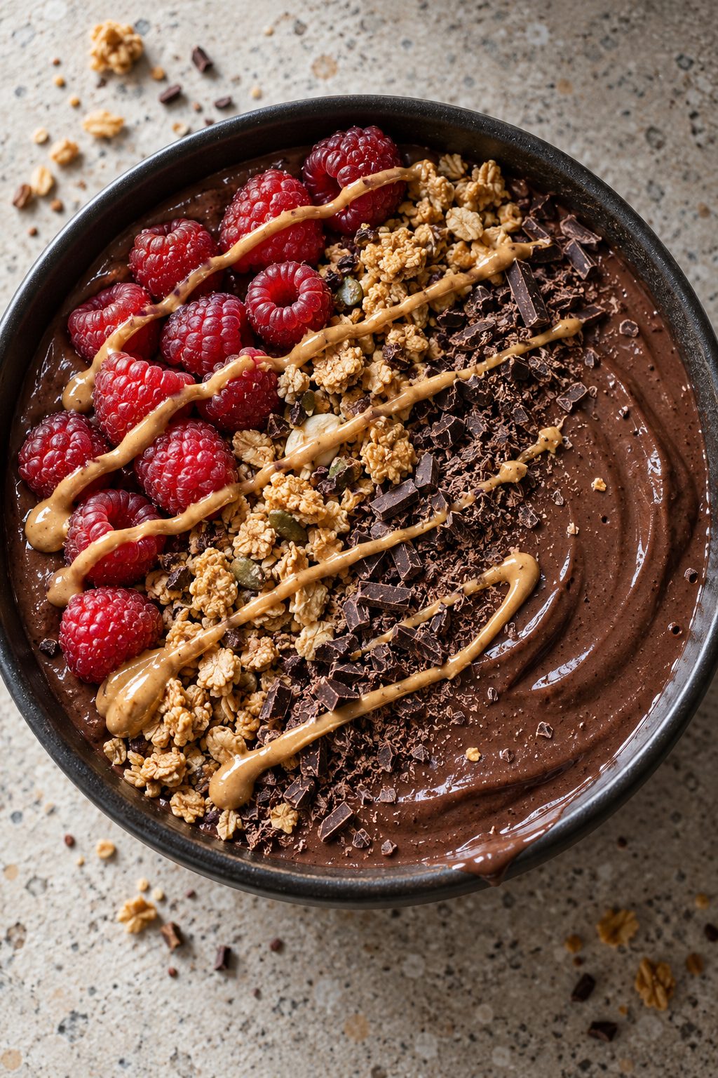 Chocolate Protein Smoothie Bowl