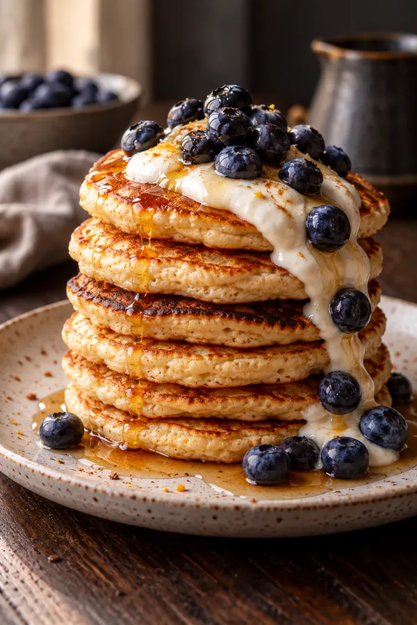 Cottage Cheese Protein Pancakes