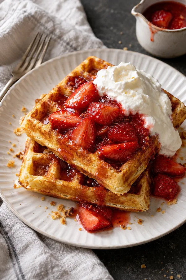 Fluffy Protein Waffles