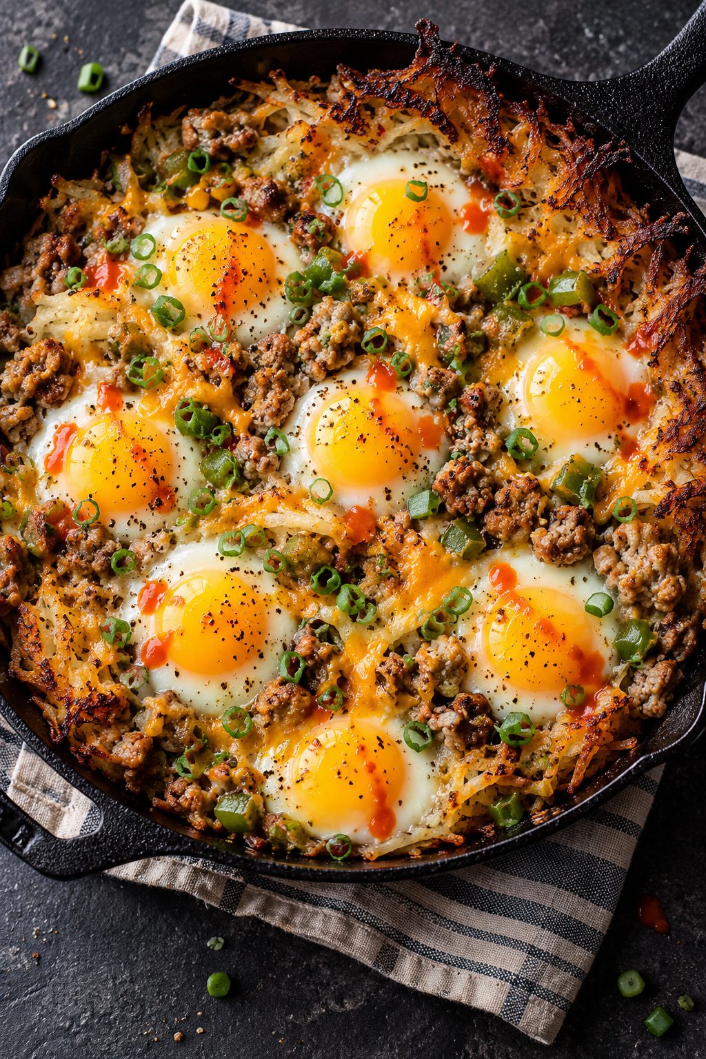 Hash Brown Turkey Sausage Skillet