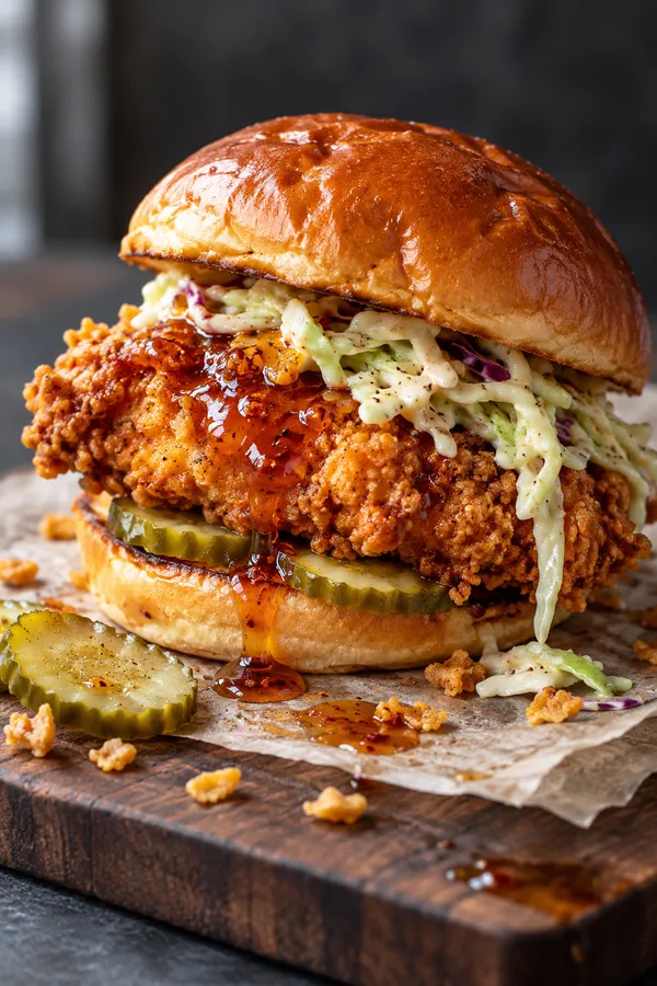 Hot Honey Crispy Chicken Sandwich