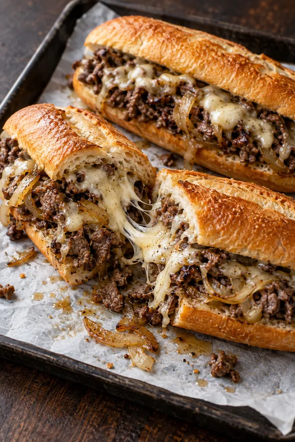 Philly Cheesesteak Sandwiches