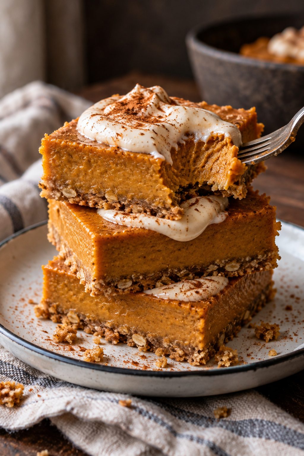 Pumpkin Pie Protein Bars