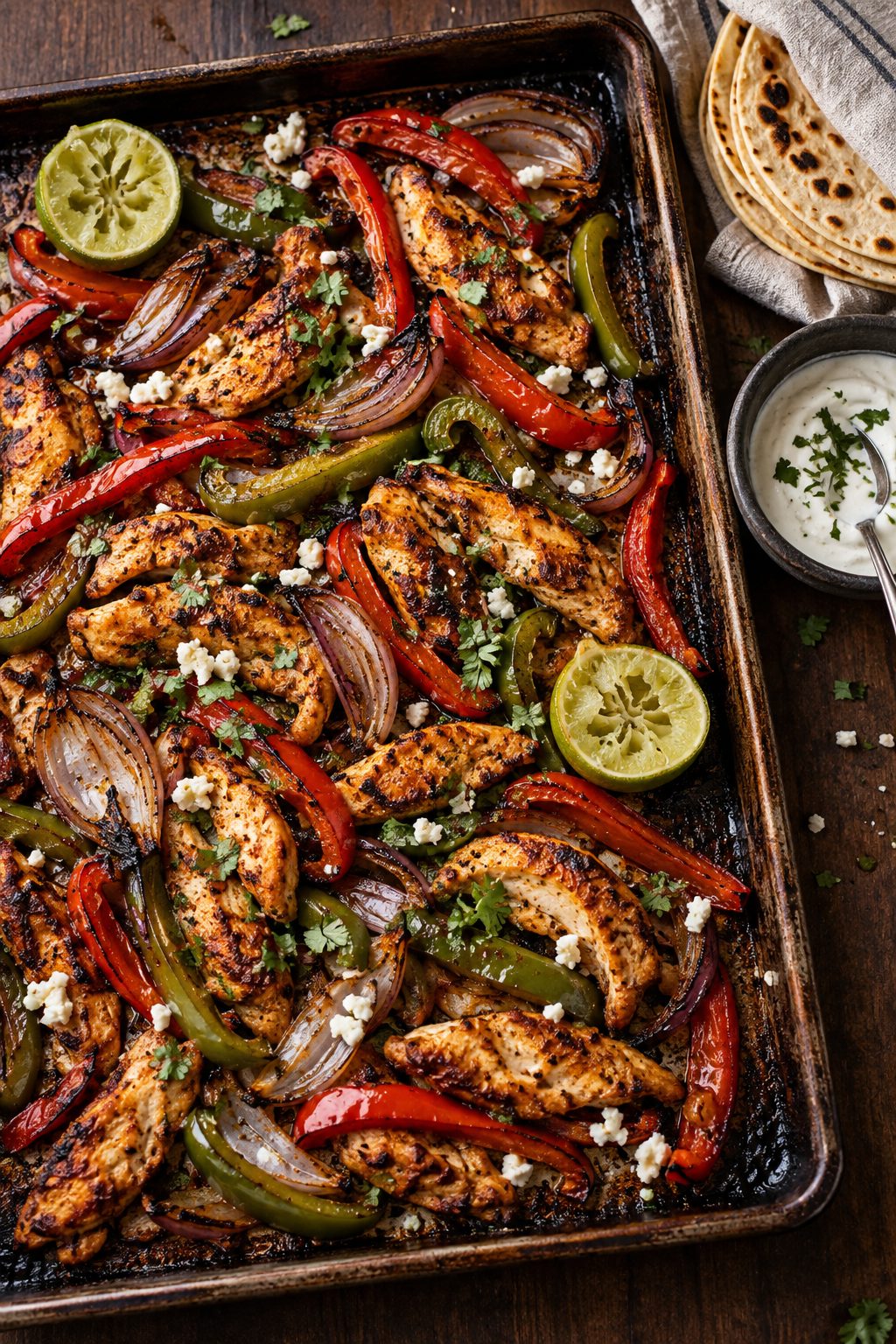 Sheet Pan Chicken Fajitas