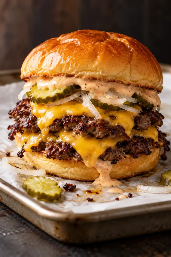 Smash Burgers with Special Sauce