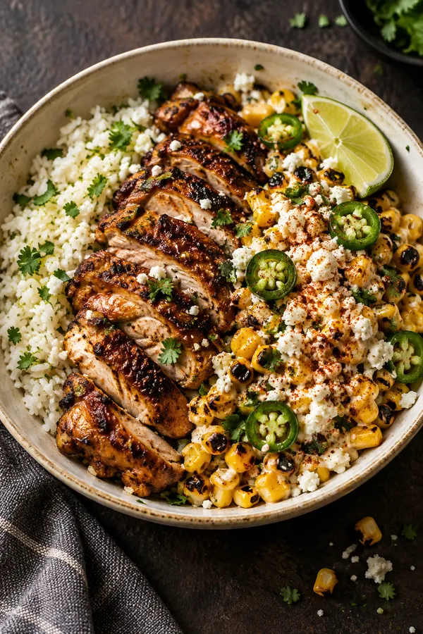 Street Corn Chicken Bowls